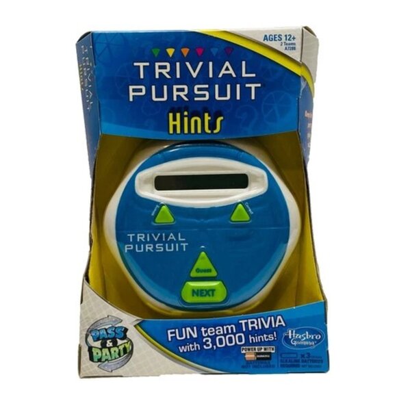 Hasbro Trivial Pursuit Hints Electronic Handheld Travel Game Sealed - Picture 1 of 13
